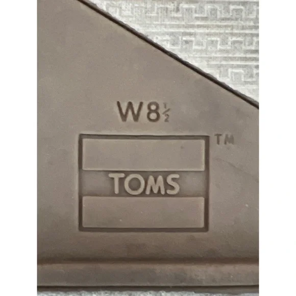 TOMS Viv sandals blue fringe Sandal Sz 8.5 - Picture 8 of 8